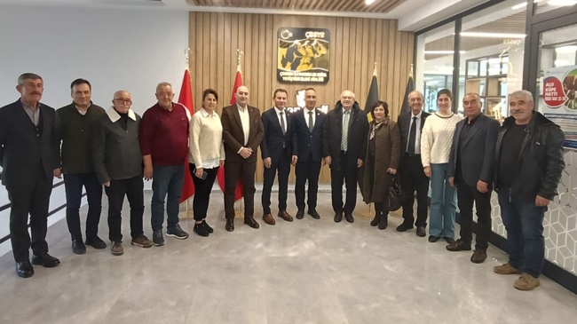 CHP’DEN YILMAZ KAYA'YA NEZAKET ZİYARETİ